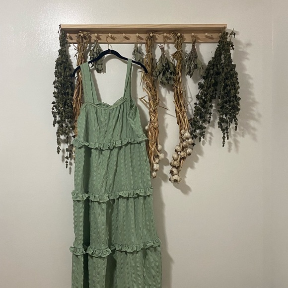 ASOS Ruffled Maxi Dress size 8 - Picture 3 of 8